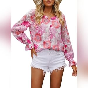 Luvamia Floral Blouse